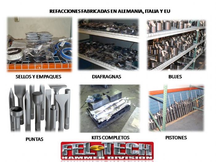 PUNTAS, BUJES, DIAFRAGMAS, PISTONES 